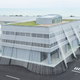 The Komatsu Seiten Fabric Laboratory, wrapped in CABKOMA Strand Rods by Kengo Kuma. Photos by Takumi Ota